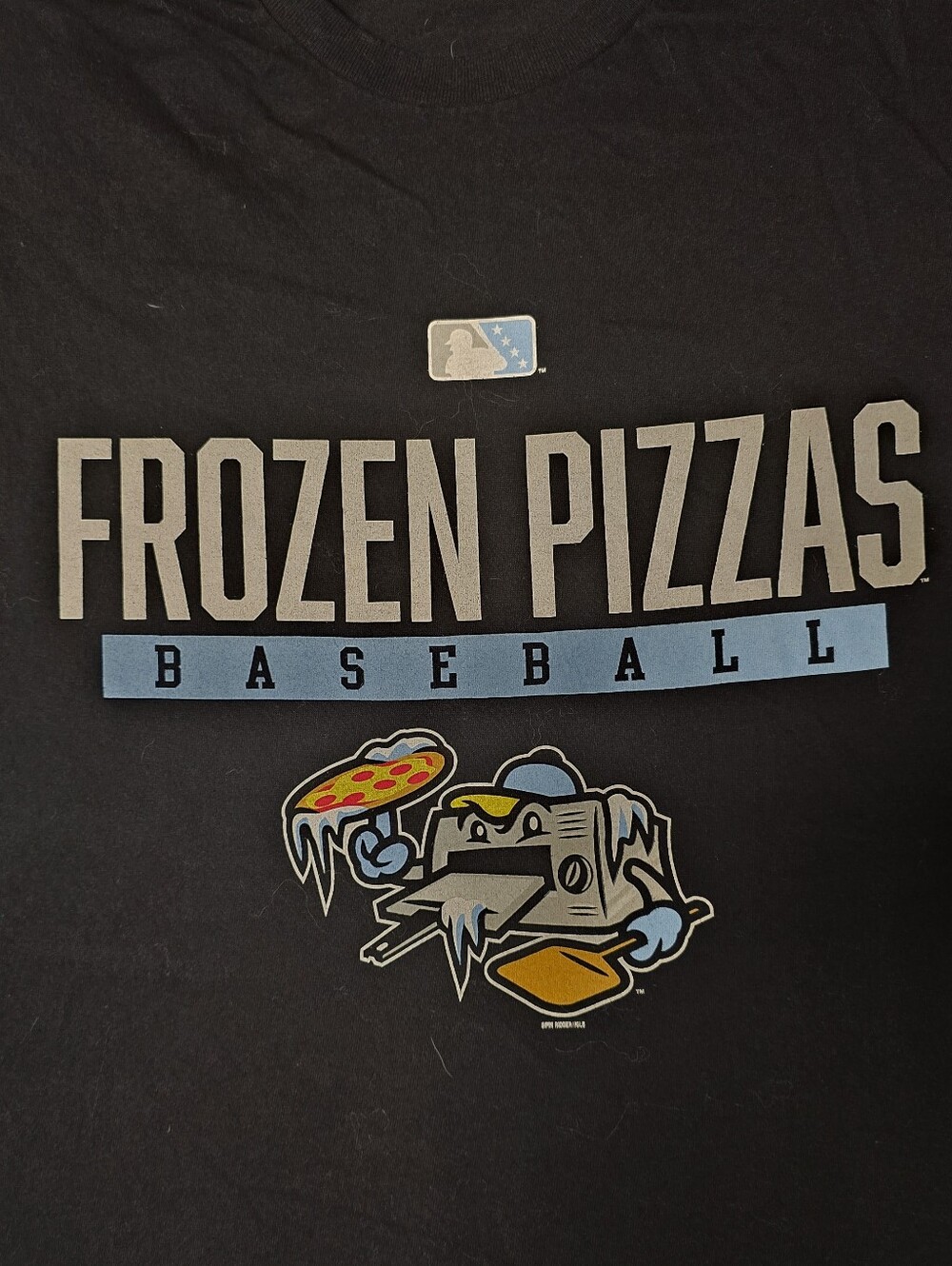 MiLB Wisconsin Frozen Pizzas Baseball Shirt Timber Rattlers Gildan 2XL